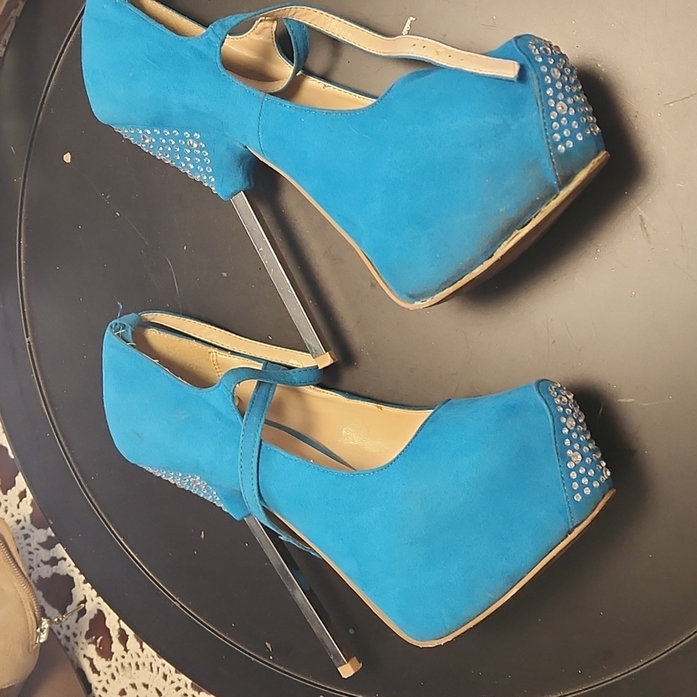Cupid shoes heels platform size 9